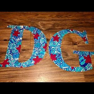 Delta Gamma wall letters